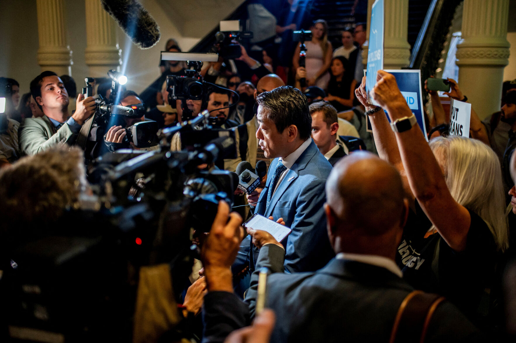 Texas Democrats end walkout over redistricting as California prepares to retaliate